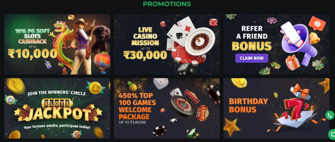 Other 9Winz Bonuses and Promotions